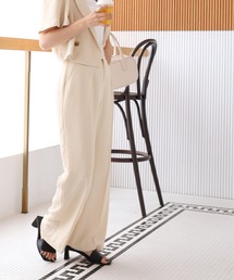 one after another NICE CLAUP | ハイウエストスラックス(セットアップジャケットあり)(スラックス)