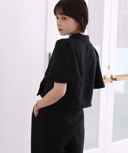 one after another NICE CLAUP（ワンアフターアナザーナイスクラップ）の「ハイウエストスラックス(セットアップジャケットあり)（スラックス・レディース・アイボリー/ブラック/ブラウン/ベージュ系その他・SMALL/MEDIUM）」の13枚目の写真