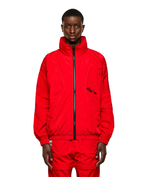 DIESEL（ディーゼル）の「メンズ ジャケット ナイロンジャケット リサイクルポリエステル（ナイロンジャケット・メンズ・グレー/ネイビー/レッド・SMALL/XX-LARGE/X-LARGE/X-SMALL/MEDIUM/LARGE）」の8枚目の写真