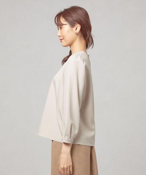 closet story（クローゼットストーリー）の「＜closet story（クローゼットストーリー＞ ソデボリューム ブラウス（シャツ/ブラウス・レディース・ライトピンク/ナチュラル/ネイビー・FREE）」の4枚目の写真