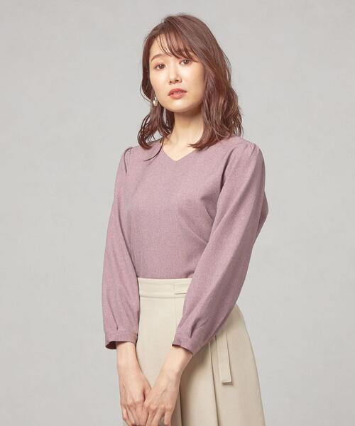 closet story（クローゼットストーリー）の「＜closet story（クローゼットストーリー＞ ソデボリューム ブラウス（シャツ/ブラウス・レディース・ライトピンク/ナチュラル/ネイビー・FREE）」の15枚目の写真