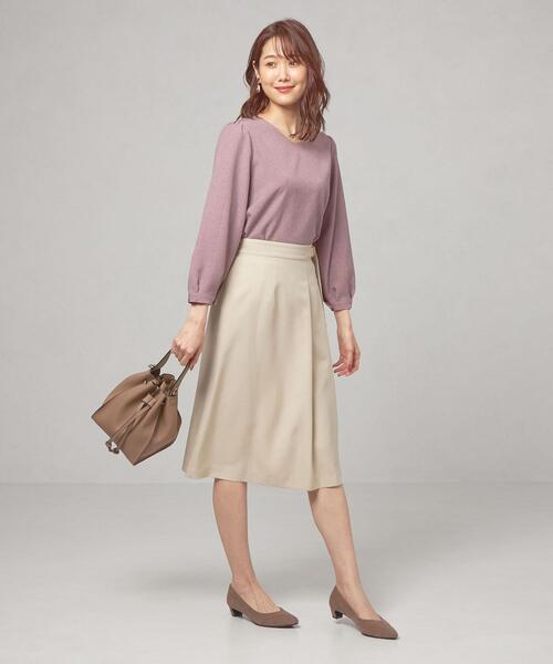 closet story（クローゼットストーリー）の「＜closet story（クローゼットストーリー＞ ソデボリューム ブラウス（シャツ/ブラウス・レディース・ライトピンク/ナチュラル/ネイビー・FREE）」の7枚目の写真