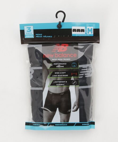 メッシュボクサーパンツ 3インチ 前閉じ 3PACK（ボクサーパンツ