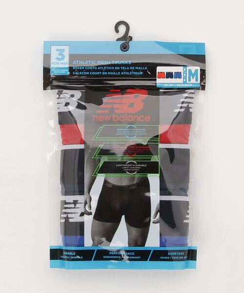 NEW BALANCE（ニューバランス）の「メッシュボクサーパンツ 3インチ 前閉じ 3PACK（ボクサーパンツ・メンズ・ブラック/その他・SMALL/MEDIUM/LARGE/X-LARGE）」の11枚目の写真