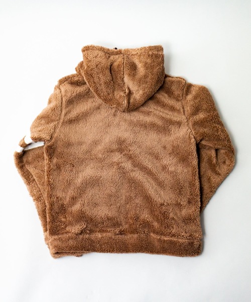 ADPOSION（アドポーション）の「【上下2点 セットアップ】シャギーボアパーカー / ロングパンツ（パーカー・メンズ・ベージュ/ネイビー/チャコールグレー/ブラック・LARGE/MEDIUM）」の19枚目の写真