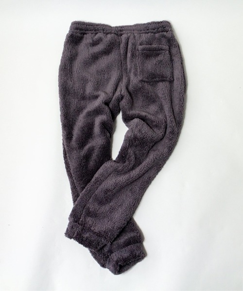 ADPOSION（アドポーション）の「【上下2点 セットアップ】シャギーボアパーカー / ロングパンツ（パーカー・メンズ・ベージュ/ネイビー/チャコールグレー/ブラック・LARGE/MEDIUM）」の13枚目の写真