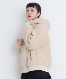 CHILD WOMAN | リサイクルボア フードプルオーバー(パーカー)