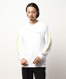 【NEW ERA】長袖 コットン Tシャツ 3TONE