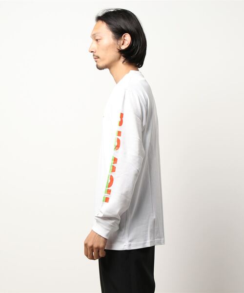 NEW ERA(ニューエラ)の「【NEW ERA】長袖 コットン Tシャツ 3TONE(Tシャツ/カットソー・メンズ・ホワイト/ブラック・S/M/L/XL)」の3枚目の写真