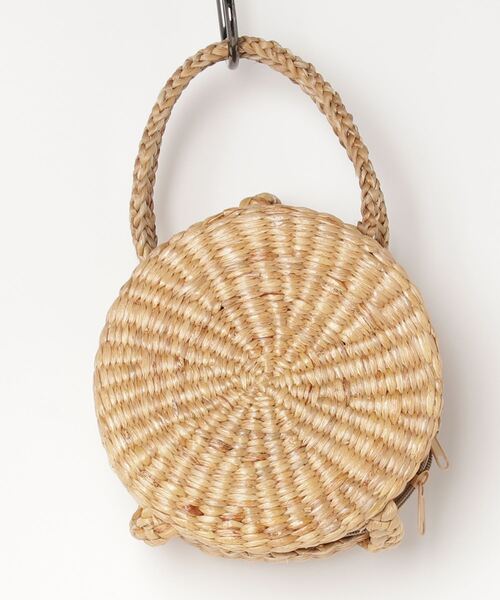 【セール】ROUND BASKET W TASSELS(ハンドバッグ)|mikomori(ミコモリ) 【セール】ROUND BASKET W TASSELS(ハンドバッグ)|mikomori(ミコモリ)