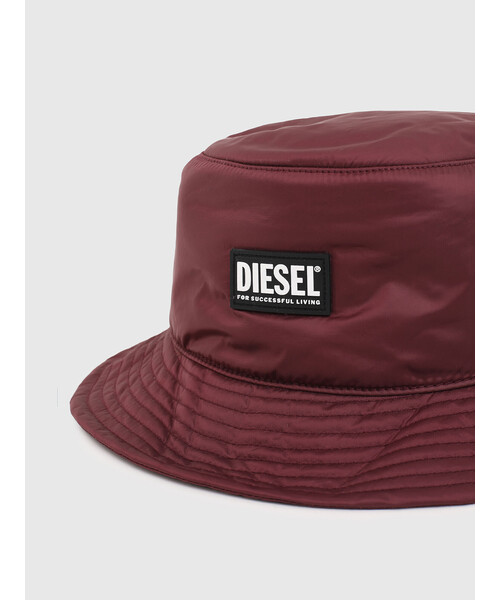 DIESEL（ディーゼル）の「メンズ ハット ナイロン素材 ユニセックス（ハット・メンズ・ブラック/パープル・02）」の4枚目の写真