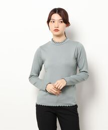 earth music&ecology | ハイネックメローリブ長袖プルオーバー ＊(Tシャツ/カットソー)
