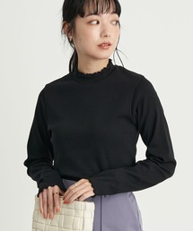 earth music&ecology | ハイネックメローリブ長袖プルオーバー ＊(Tシャツ/カットソー)