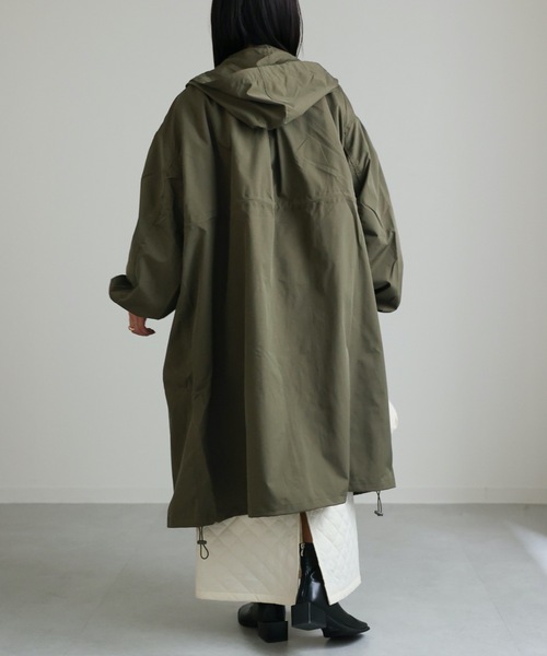 martiniqueマルティニークボリュームスリーブフードブルゾン カーキ martiniqueマルティニークボリュームスリーブフードブルゾン カーキ