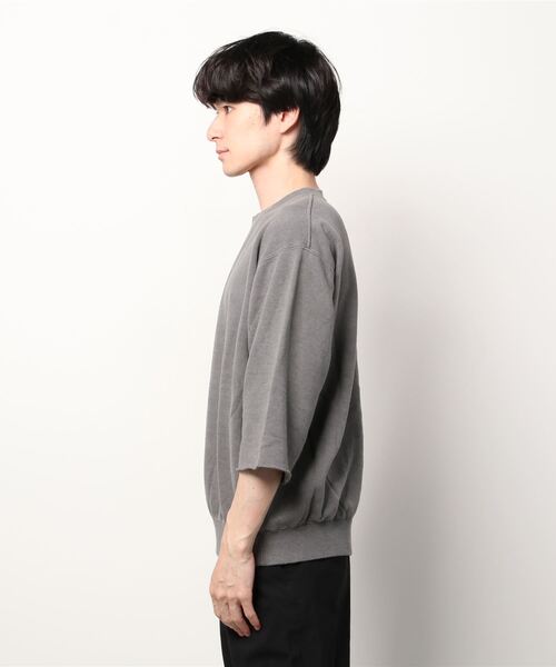 MIDWEST（ミッドウエスト）の「603 CREW NECK HALF SLEEVE TOPS（スウェット・メンズ・グレー・FREE）」の2枚目の写真