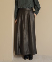 ReNorm | フェイクレザーロングスカート(スカート)