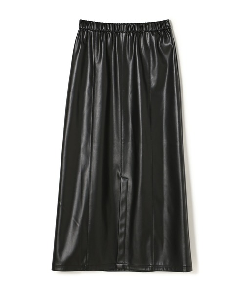 ReNorm（リノーム）の「フェイクレザーロングスカート（スカート・レディース・ブラック/ブルー/ブラウン・M/S）」の17枚目の写真
