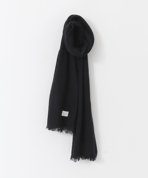 URBAN RESEARCH DOORS（アーバンリサーチドアーズ）の「ウールガーゼ大判ストール（マフラー・レディース・ブラック/グレー系その他・ONE）」の6枚目の写真