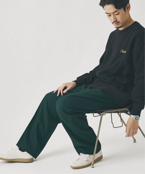 JOURNAL STANDARD（ジャーナルスタンダード）の「カラーポリエステル ２タック パンツ（スラックス・メンズ・マスタード/グリーン/ベージュ/ブラック系その他/パープル・MEDIUM/LARGE）」の14枚目の写真