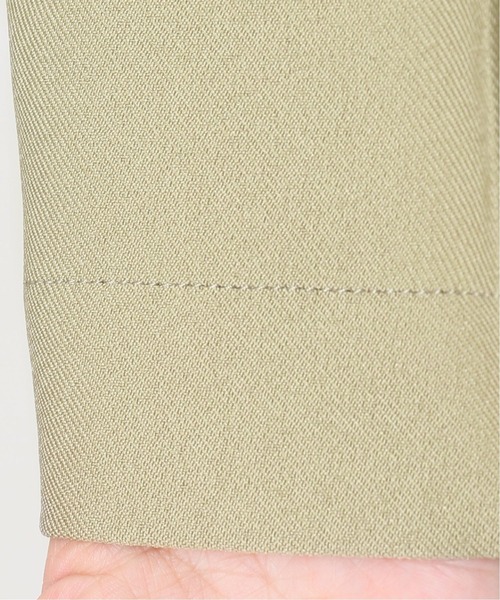 JOURNAL STANDARD（ジャーナルスタンダード）の「カラーポリエステル ２タック パンツ（スラックス・メンズ・マスタード/グリーン/ベージュ/ブラック系その他/パープル・MEDIUM/LARGE）」の18枚目の写真