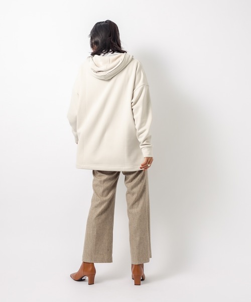 RIVE DROITE（リヴドロワ）の「《2サイズ展開》美脚効果も期待できる　メランジウールパンツ（その他パンツ・レディース・ベージュ/サックスブルー・38/36）」の18枚目の写真