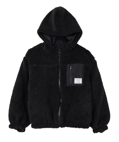 RiCO SUCRE（リコシュクレ）の「ボアリバーシブルジャケット（ブルゾン