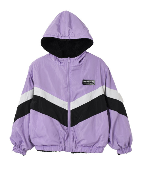 RiCO SUCRE（リコシュクレ）の「ボアリバーシブルジャケット（ブルゾン
