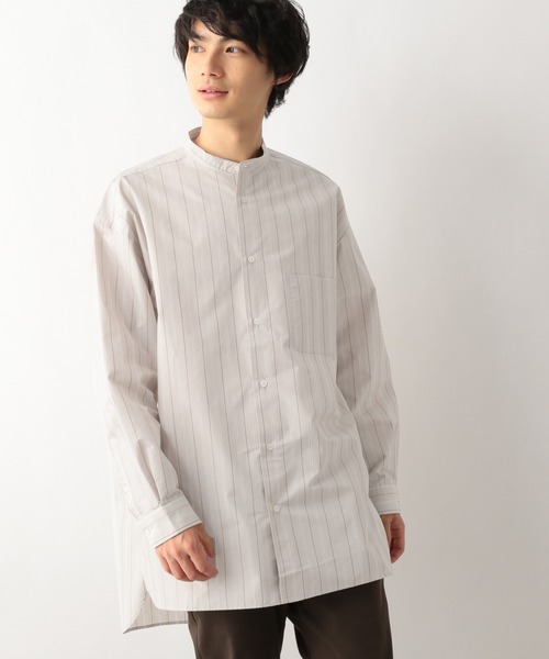 GLOBAL WORK（グローバルワーク）の「タイプライター ロングシャツ