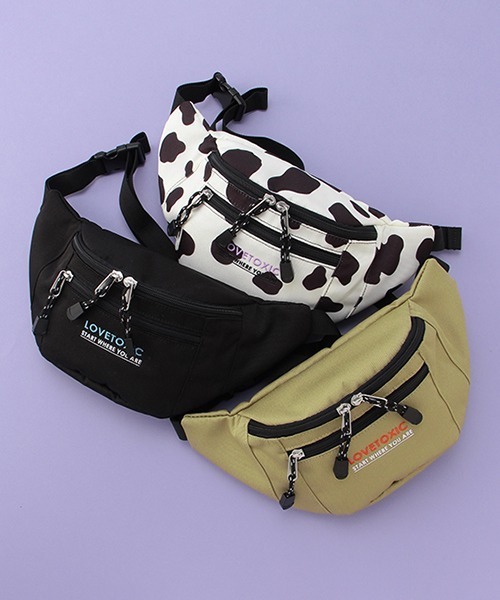 LOVETOXIC(ラブトキシック)の「刺しゅうウエストBAG(ボディバッグ/ウエストポーチ・キッズ・ライトカーキ/ブラック/マルチ・FREE)」の16枚目の写真