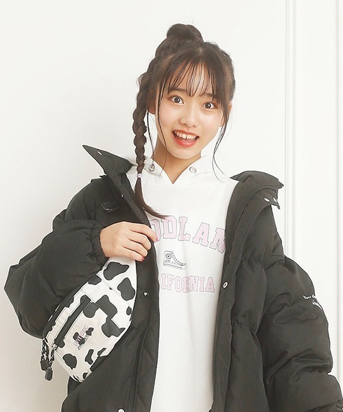 LOVETOXIC(ラブトキシック)の「刺しゅうウエストBAG(ボディバッグ/ウエストポーチ・キッズ・ライトカーキ/ブラック/マルチ・FREE)」の18枚目の写真