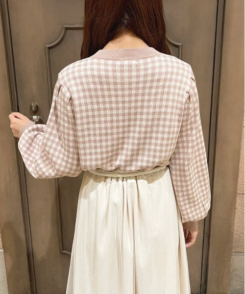apres jour(アプレジュール)の「プチハイネックギンガムニット【ZOZOTOWN限定アイテム】(ニット/セーター・レディース・ブラック/モカ/ブルー系その他・X-LARGE/フリー)」の18枚目の写真