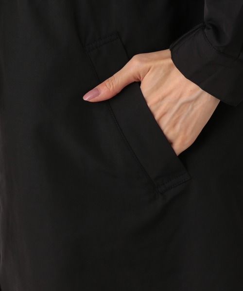 GLOBAL WORK（グローバルワーク）の「3WAYハッスイスタンドコート/218106（ミリタリージャケット・レディース・カーキ/オフホワイト/ブラック・FREE）」の17枚目の写真