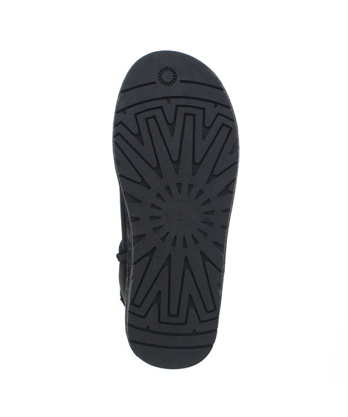 JELLY BEANS（ジェリービーンズ）の「アンクル丈ムートンブーツ(214-40286)JELLY BEANS(ジェリービーンズ)（ブーツ・レディース・ブラック/ラベンダー/グレイッシュベージュ・S/M/L）」の6枚目の写真