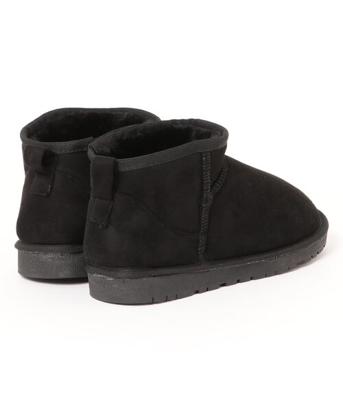 JELLY BEANS（ジェリービーンズ）の「アンクル丈ムートンブーツ(214-40286)JELLY BEANS(ジェリービーンズ)（ブーツ・レディース・ブラック/ラベンダー/グレイッシュベージュ・S/M/L）」の12枚目の写真