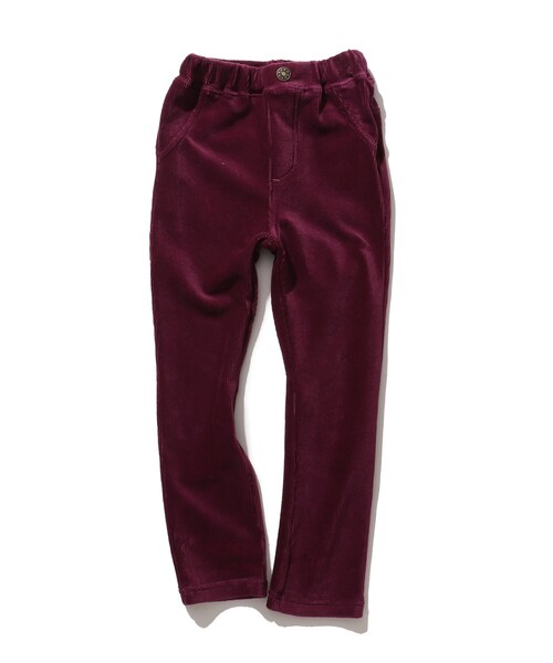 SHOO・LA・RUE（シューラルー）の「◆【90-120cm】カットコールパンツ（その他パンツ・キッズ・ライトグリーン/ベビーピンク/サンドベージュ/ボルドー/ネイビー/マスタード・10/11/12/09）」の6枚目の写真