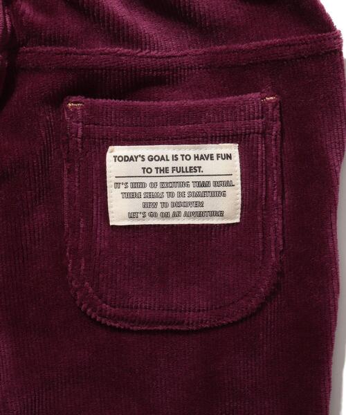 SHOO・LA・RUE（シューラルー）の「◆【90-120cm】カットコールパンツ（その他パンツ・キッズ・ライトグリーン/ベビーピンク/サンドベージュ/ボルドー/ネイビー/マスタード・10/11/12/09）」の9枚目の写真