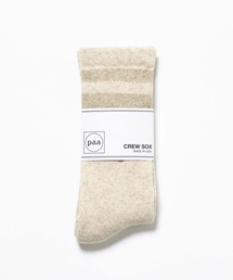 UNION | PAA RECYCLED WOOL STRIPED CREW SOX パウ UNION ユニオン ソックス 靴下(ソックス/靴下)