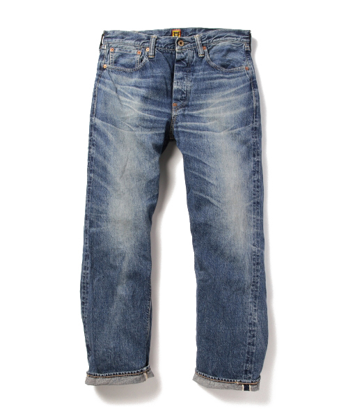HUMAN MADE(ヒューマンメード)の「HUMAN MADE / DENIM PANTS #013(HM9-P-003)(デニムパンツ・メンズ・インディゴブルー・MEDIUM/LARGE/SMALL)」の1枚目の写真