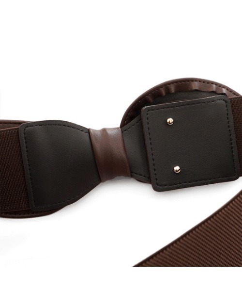 flower（フラワー）の「ウエストリボンベルト（ベルト・レディース・ダークブラウン/ブラウン・FREE）」の14枚目の写真