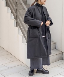 PUAL CE CIN | 【Du noir】コットンナイロンモッズコート(モッズコート)