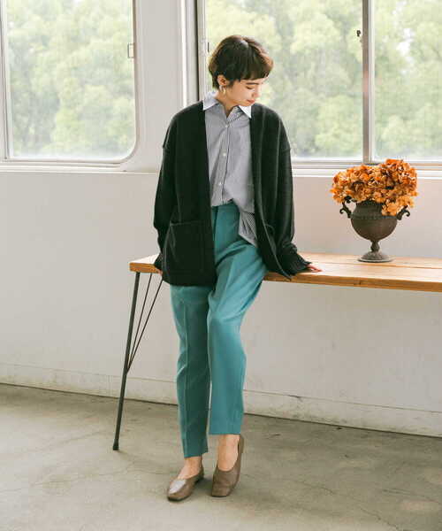 URBAN RESEARCH(アーバンリサーチ)の「YAK100 ミディ丈カーディガン(カーディガン/ボレロ・レディース・ブラック/ブラウン/モカ・FREE)」の15枚目の写真