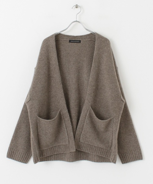 URBAN RESEARCH(アーバンリサーチ)の「YAK100 ミディ丈カーディガン(カーディガン/ボレロ・レディース・ブラック/ブラウン/モカ・FREE)」の5枚目の写真