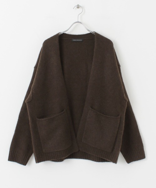 URBAN RESEARCH(アーバンリサーチ)の「YAK100 ミディ丈カーディガン(カーディガン/ボレロ・レディース・ブラック/ブラウン/モカ・FREE)」の6枚目の写真