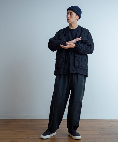 Universal Style Wear(ユニバーサルスタイルウェア)の「Universal Style Wear ファティーグ ちゃんちゃんこ(その他アウター・メンズ・ネイビー/オフホワイト/カーキ/ブラック・MEDIUM/X-LARGE/LARGE)」の16枚目の写真