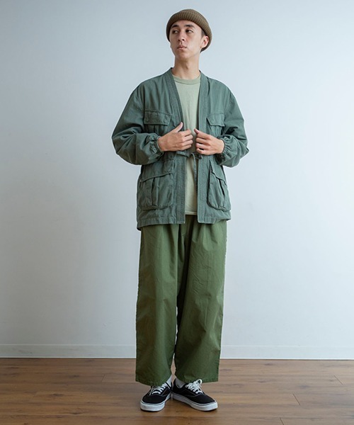 Universal Style Wear(ユニバーサルスタイルウェア)の「Universal Style Wear ファティーグ ちゃんちゃんこ(その他アウター・メンズ・ネイビー/オフホワイト/カーキ/ブラック・MEDIUM/X-LARGE/LARGE)」の19枚目の写真