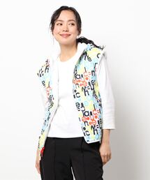 ニューバランス　ゴルフ リバーシブル ボア×中綿ベスト　スカート　セットアップ ニューバランス ゴルフ リバーシブル ボア×中綿ベスト スカ