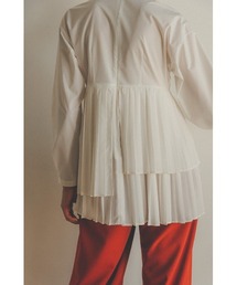 CLANE（クラネ）の「SHAPE LINE PLEAT TOPS（シャツ/ブラウス