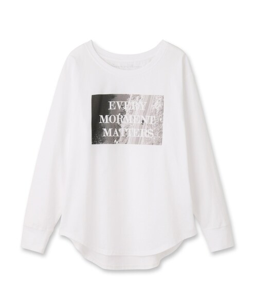 INDIVI(インディヴィ)の「◆フォトプリント ロンT(Tシャツ/カットソー・レディース・ホワイト・38/34/05/15 /13/19)」の6枚目の写真
