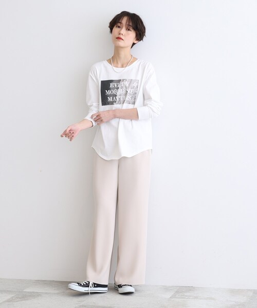 INDIVI(インディヴィ)の「◆フォトプリント ロンT(Tシャツ/カットソー・レディース・ホワイト・38/34/05/15 /13/19)」の16枚目の写真
