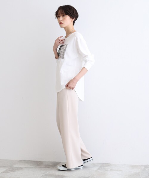 INDIVI(インディヴィ)の「◆フォトプリント ロンT(Tシャツ/カットソー・レディース・ホワイト・38/34/05/15 /13/19)」の17枚目の写真